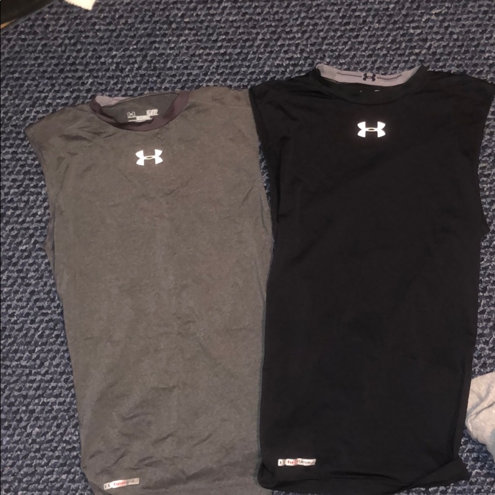 Under armor compression heat where cut off sleeve